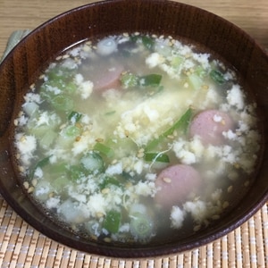 簡単！卵の韓国風スープ